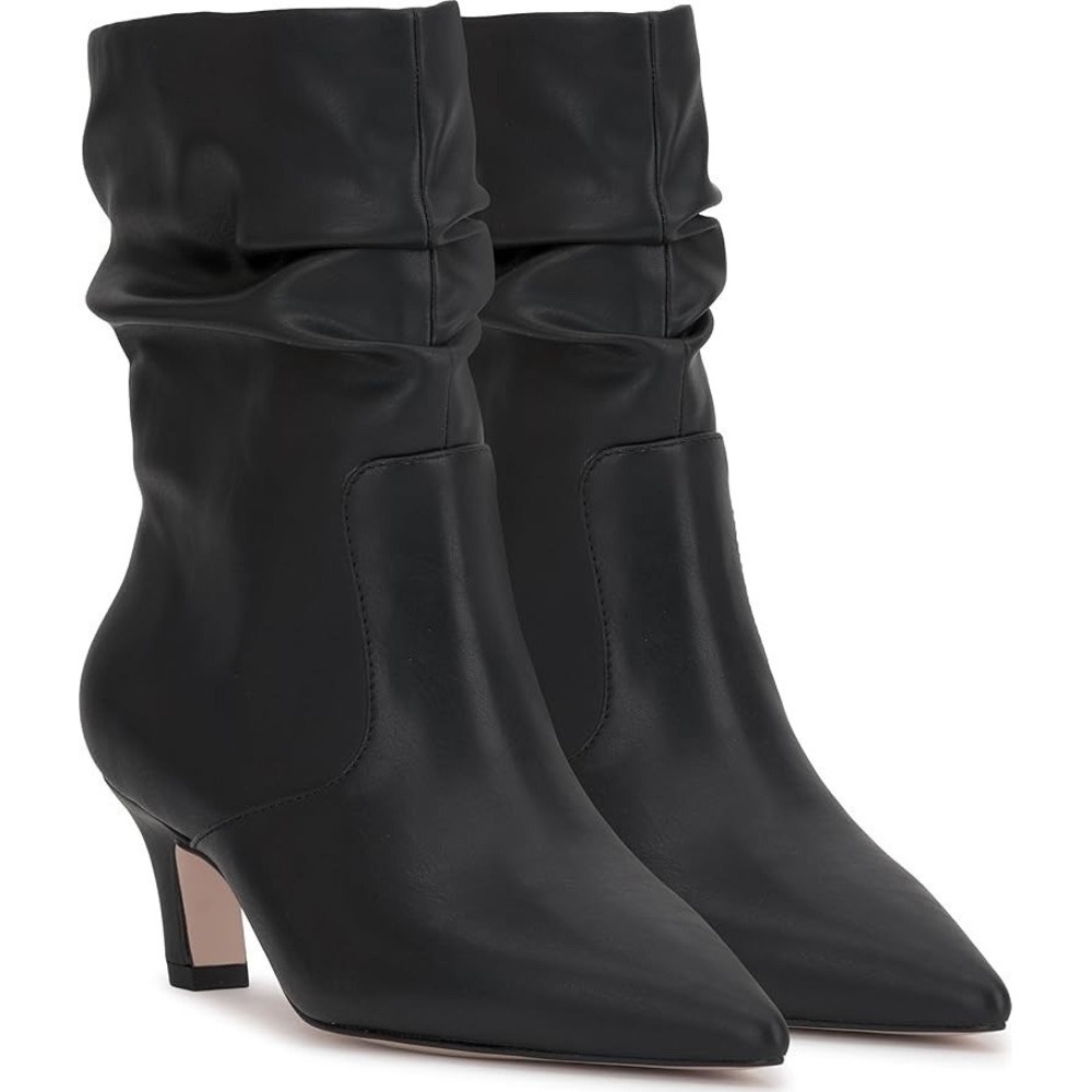 NWOB Jessica Simpson womens Vyluna Kitten Heel Slouch Booties Black Size 6.5